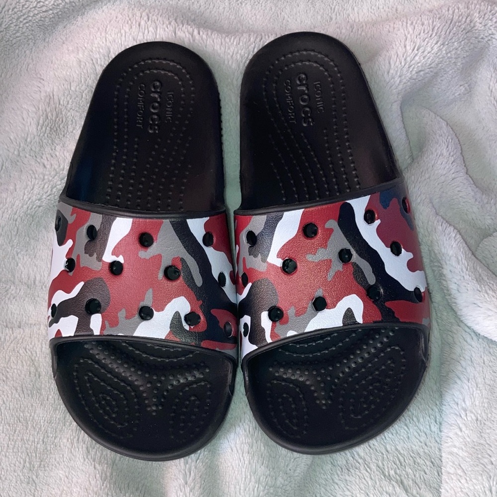 Crocs Kids' Camo Slide Sandals
